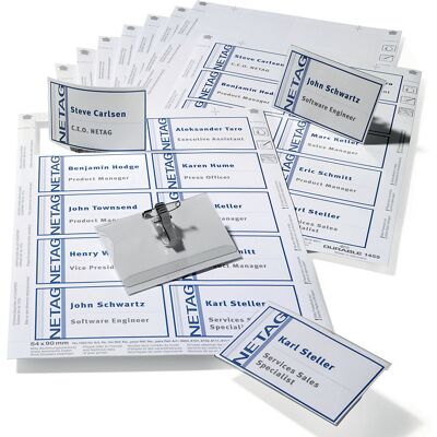 DURABLE Conjunto de letreiro para nomes , letreiros com mola combinada, embalagem de 5 unid., Conjunto de letreiro para nomes, letreiros com mola combinada, embalagem de 5 unid. Soluções completas para uma aplicação rápida e perfeita: os conjuntos de letr DURABLE Conjunto de letreiro para nomes , letreiros com mola combinada, embalagem de 5 unid., Conjunto de letreiro para nomes, letreiros com mola combinada, embalagem de 5 unid. Soluções completas para uma aplicação rápida e perfeita: os conjuntos de letr