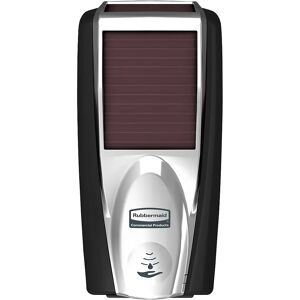Rubbermaid Dispensador de sabonete, automático, alimentado por energia solar, capacidade 1,1 l, plástico preto-cromo