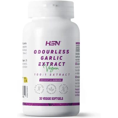 HSN - Extrato de óleo de alho odorless (100:1) 10 mg - 30 softgels vegetais - Dietary supplement HSN - Extrato de óleo de alho odorless (100:1) 10 mg - 30 softgels vegetais - Dietary supplement