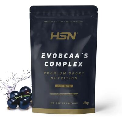 HSN Evobcaa's complexo - Aminoácidos veganos, Groselha preta, 1 kg em pó HSN Evobcaa's complexo - Aminoácidos veganos, Groselha preta, 1 kg em pó