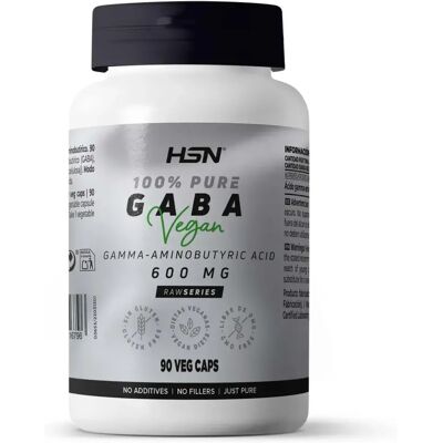 HSN GABA 600 mg - Cápsulas vegetais - 90 cápsulas - Suplemento HSN GABA 600 mg - Cápsulas vegetais - 90 cápsulas - Suplemento