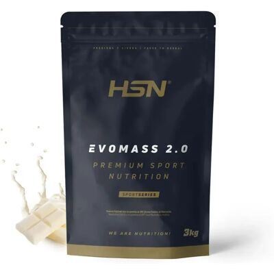 HSN Mass Gainer - Farinha de arroz sem glúten - Proteínas do leite - Vegetariano HSN Mass Gainer - Farinha de arroz sem glúten - Proteínas do leite - Vegetariano