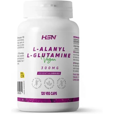 HSN L-alanil-l-glutamina 300mg - 120 veg caps - Glutamina - Cápsulas Vegetales - 120 Serviços HSN L-alanil-l-glutamina 300mg - 120 veg caps - Glutamina - Cápsulas Vegetales - 120 Serviços