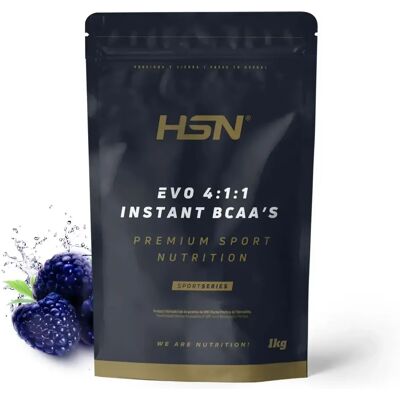 HSN Evo 4:1:1 (bcaa's instantâneo) em pó 1kg framboesa azul - BCAA's (aminoácidos ramificados) - Polvo - 200 Serviços HSN Evo 4:1:1 (bcaa's instantâneo) em pó 1kg framboesa azul - BCAA's (aminoácidos ramificados) - Polvo - 200 Serviços