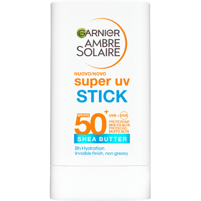 Garnier Ambre Solaire Super UV Stick Invisível SPF50+ 18g SPF50+ Garnier Ambre Solaire Super UV Stick Invisível SPF50+ 18g SPF50+