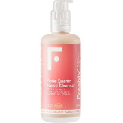 Freshly Cosmetics Gel de limpeza facial de quartzo rosa - Gel de limpeza Freshly Cosmetics Gel de limpeza facial de quartzo rosa - Gel de limpeza