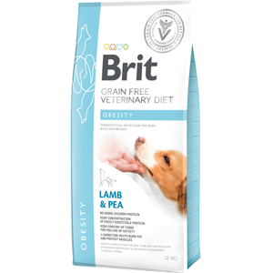 Brit Ração Brit Veterinary Diet Dog Obesity Grain-Free Lamb & Pea 2 kg