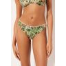 Calzedonia Cueca de Biquíni Jungle Savage Tropics Mulher Verde Taglia M