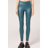 Calzedonia Leggins Efeito Couro Mulher Azul Taglia S