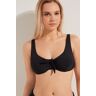 Tezenis Biquíni Balconette Microfibra Reciclada com Laço Mulher Preto Tamaño 2