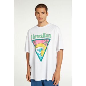 Tezenis T-Shirt Algodão Over Homem Impressão Tamaño M