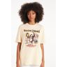 Tezenis T-shirt em Algodão com Estampado Rolling Stones Unissexo Mulher Natural Tamaño L
