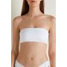 Tezenis Soutien Top Faixa Sydney em Microfibra Mulher Branco Tamaño S/M