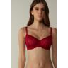 Intimissimi Soutien Balconette Daniela em Renda Mulher Vermelho Taglia 6C