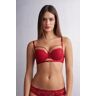 Intimissimi Soutien Balconette Sofia Intricate Surface Mulher Vermelho Taglia 6C