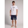 Intimissimi Pijama Curto Super Campeones™ em Algodão Homem Branco Taglia XXL