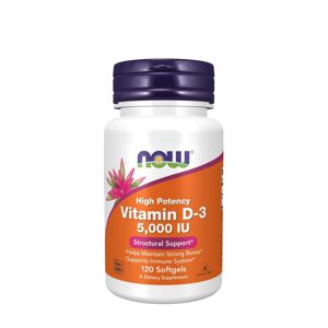 Now Foods Now Vitamin D-3 5000IU Cápsulas x120