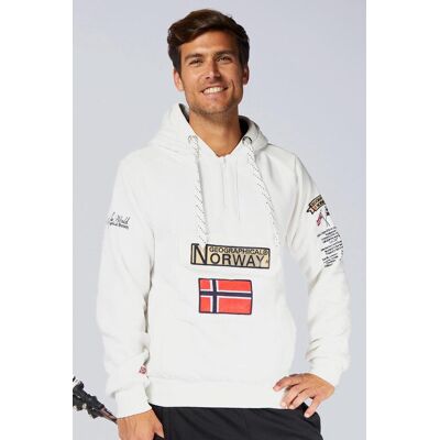 Sweatshirt Geographical Norway Gymclass - Branco - Homem tamanho M Sweatshirt Geographical Norway Gymclass - Branco - Homem tamanho M