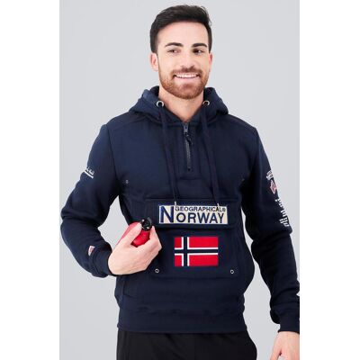 Sweatshirt Geographical Norway Gymclass - Azul - Homem tamanho M Sweatshirt Geographical Norway Gymclass - Azul - Homem tamanho M