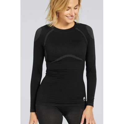 Camisola Térmica Boriken - Preto - Mulher tamanho S/M Camisola Térmica Boriken - Preto - Mulher tamanho S/M