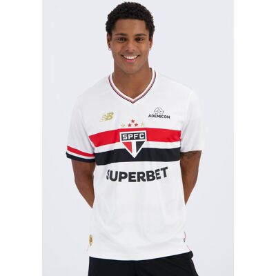 New Balance Camisola São Paulo FC 24/25 Principal Homem tamanho M New Balance Camisola São Paulo FC 24/25 Principal Homem tamanho M