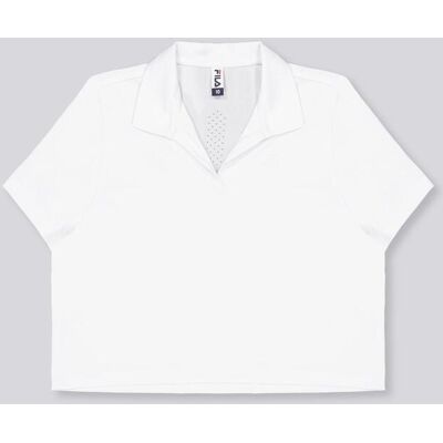 Fila Sporty Chic - Branco - Polo Ténis Rapariga tamanho 8 Fila Sporty Chic - Branco - Polo Ténis Rapariga tamanho 8