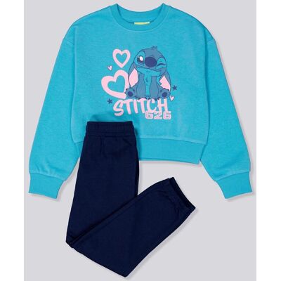 Fato Treino Lilo & Stitch - Azul - Menina Disney tamanho 4 Fato Treino Lilo & Stitch - Azul - Menina Disney tamanho 4