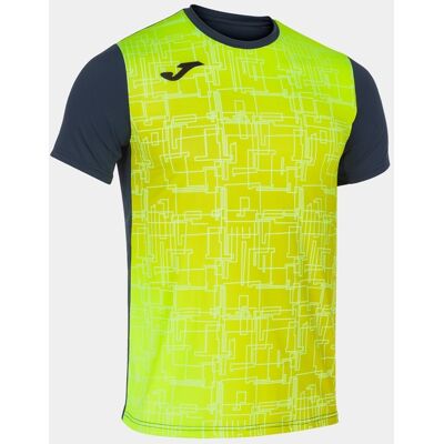 T-shirt Manga Curta Joma Elite VIII Azul Marinho Amarelo Fluorescente - T-shirt manga curta Homem MKP T-shirt Manga Curta Joma Elite VIII Azul Marinho Amarelo Fluorescente - T-shirt manga curta Homem MKP