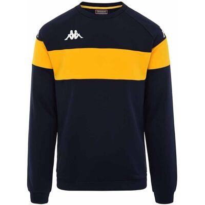 Moletom Azul Slim Fit Dido da Kappa - Esportivo Moletom Azul Slim Fit Dido da Kappa - Esportivo