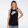 Nike Big Logo - Preto - Camisola Alças Mulher tamanho XS