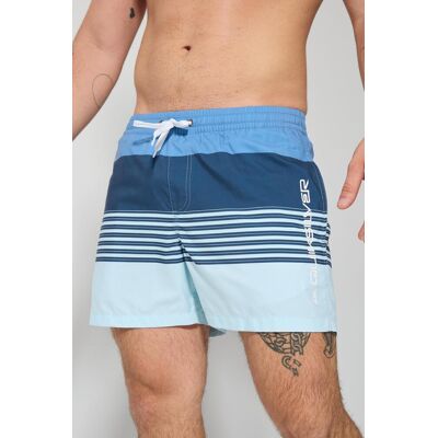 Calções Banho Riscas Quiksilver - Praia Homem tamanho S Calções Banho Riscas Quiksilver - Praia Homem tamanho S