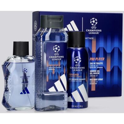 Adidas UEFA 12 - Azul - Conjunto Colónia 100 ml tamanho UNICA Adidas UEFA 12 - Azul - Conjunto Colónia 100 ml tamanho UNICA