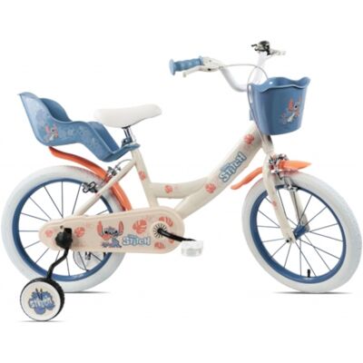 Disney Dy Stitch 16" N03 - Bicicleta infantil DY Stitch 16” N03 com design divertido e resistente, ideal para os pequenos aprenderem a pedalar com segurança. MKP Disney Dy Stitch 16" N03 - Bicicleta infantil DY Stitch 16” N03 com design divertido e resistente, ideal para os pequenos aprenderem a pedalar com segurança. MKP