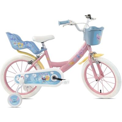 Bicicleta Criança 14 Polegadas Disney Stitch 4-5 Anos MKP Bicicleta Criança 14 Polegadas Disney Stitch 4-5 Anos MKP