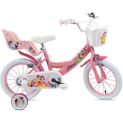 Bicicleta Criança 14 Polegadas Disney Princess 4-5 Anos - Bicicleta Princess N03 de 14 polegadas, robusta, estável e segura, com rodinhas de apoio e um design infantil de princesa. MKP Bicicleta Criança 14 Polegadas Disney Princess 4-5 Anos - Bicicleta Princess N03 de 14 polegadas, robusta, estável e segura, com rodinhas de apoio e um design infantil de princesa. MKP