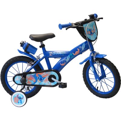 Disney Bicicleta Infantil Stitch 14" Azul - Explore o mundo com a Stitch: a bicicleta que transforma cada passeio em uma aventura divertida. MKP Disney Bicicleta Infantil Stitch 14" Azul - Explore o mundo com a Stitch: a bicicleta que transforma cada passeio em uma aventura divertida. MKP