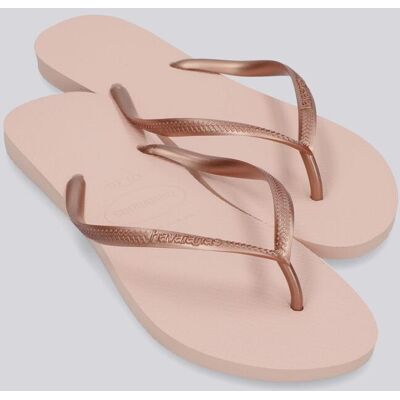 Havaianas Slim - Rosa - Chinelos Praia Mulher tamanho 37-38 Havaianas Slim - Rosa - Chinelos Praia Mulher tamanho 37-38