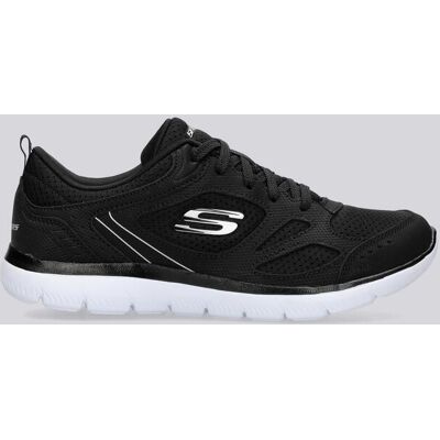 Skechers Pretos Summits Suited Para Todo o Ano Sapatos de Mulher Skechers Pretos Summits Suited Para Todo o Ano Sapatos de Mulher