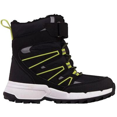 Sapatos infantis Kappa Floki Tex Preto-Limão - Sapatos para crianças Sapatos infantis Kappa Floki Tex Preto-Limão - Sapatos para crianças