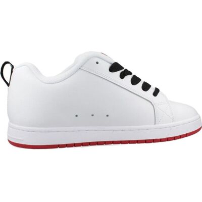 DC Shoes Court Graffik Tênis de Couro Baixos - Tênis DC Shoes Court Graffik Tênis de Couro Baixos - Tênis