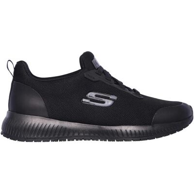 Skechers Work: Sapatilhas Squad Sr - Preto para Mulheres MKP Skechers Work: Sapatilhas Squad Sr - Preto para Mulheres MKP