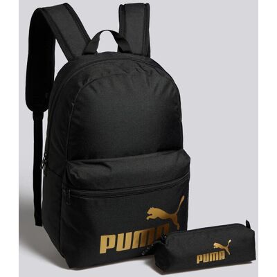 Mochila Escolar Puma Phase - Preto - Com Estojo tamanho T.U. Mochila Escolar Puma Phase - Preto - Com Estojo tamanho T.U.