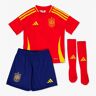 Adidas Conjunto Espanha 1º Equipamento 2024 - Vermelho - Futebol Criança tamanho 4