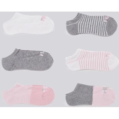 Meias Invisíveis Fila - Multicor - Pack 6 Meias Mulher tamanho T.U. Meias Invisíveis Fila - Multicor - Pack 6 Meias Mulher tamanho T.U.