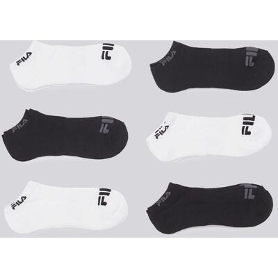 Meias Invisíveis Fila Pack 6 Homem Brancas tamanho T.U. Meias Invisíveis Fila Pack 6 Homem Brancas tamanho T.U.