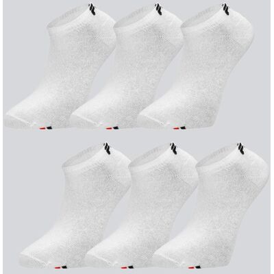 Meias FILA - Branco - Pack 6 Meias Invisíveis Homem tamanho T.U. Meias FILA - Branco - Pack 6 Meias Invisíveis Homem tamanho T.U.