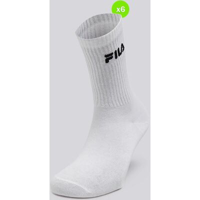 Meias Desportivas Fila Pack 6 Mulher Branco tamanho UNICA Meias Desportivas Fila Pack 6 Mulher Branco tamanho UNICA
