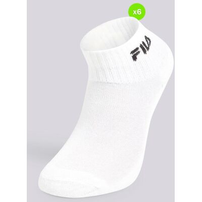 Meias Curtas Desportivas Fila Pack 6 Rapaz tamanho T.U. Meias Curtas Desportivas Fila Pack 6 Rapaz tamanho T.U.