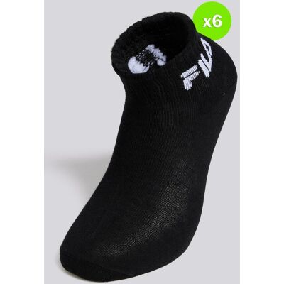 Meias Curtas Desportivas Fila Pack 6 Rapaz tamanho T.U. Meias Curtas Desportivas Fila Pack 6 Rapaz tamanho T.U.