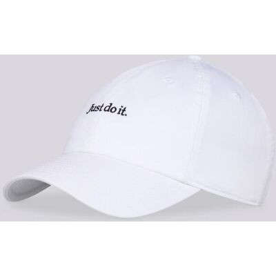 Nike Club Just Do It - Branco - Boné tamanho T.U. Nike Club Just Do It - Branco - Boné tamanho T.U.